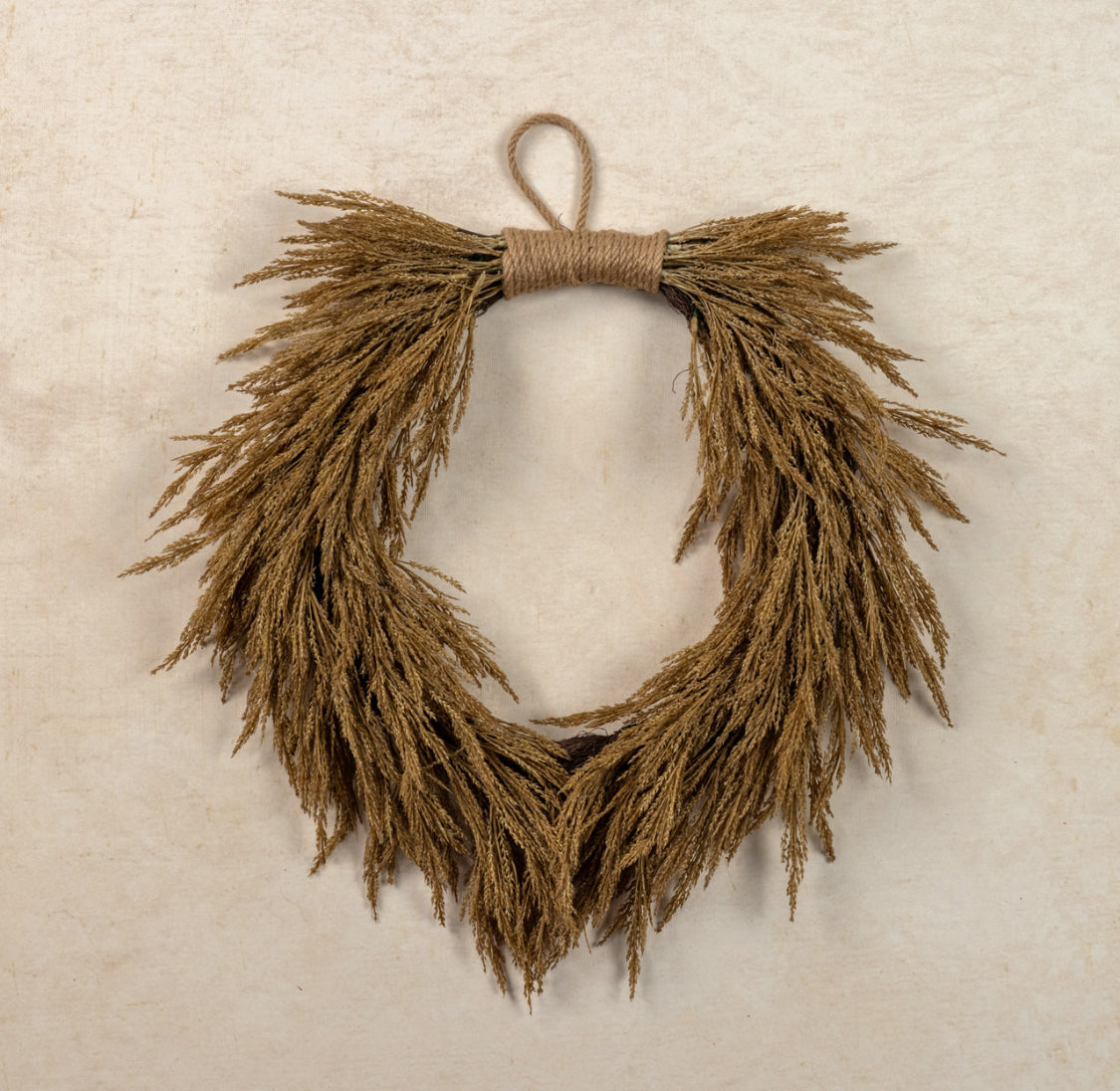 22” Dark Gold Wheat Wreath