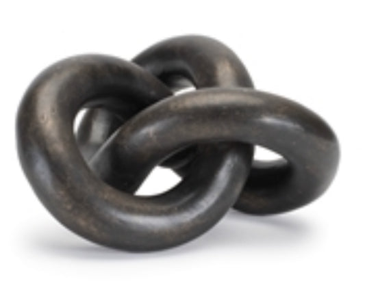 Black Resin Knot Decor