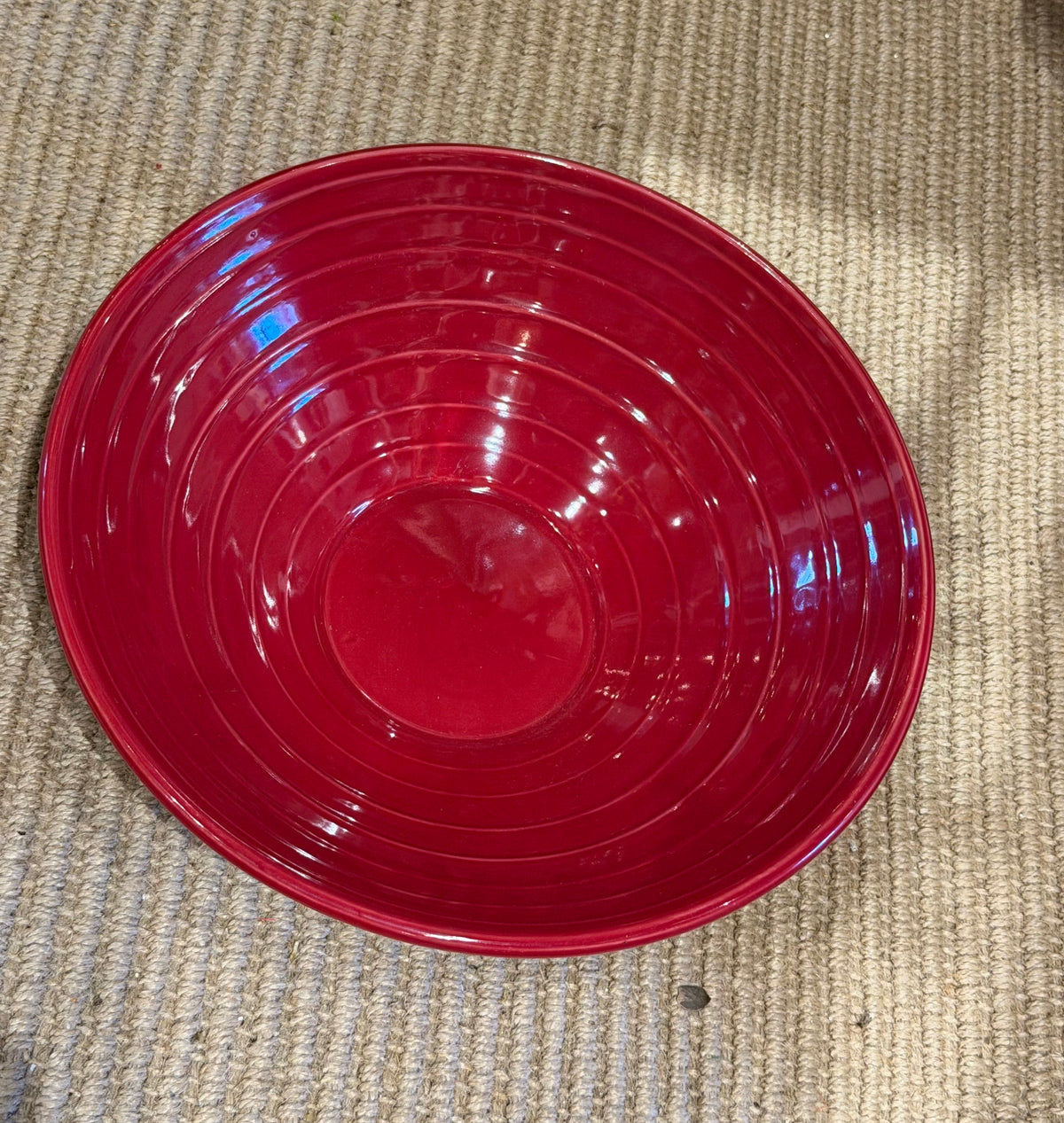 Ceramic Red Bowl