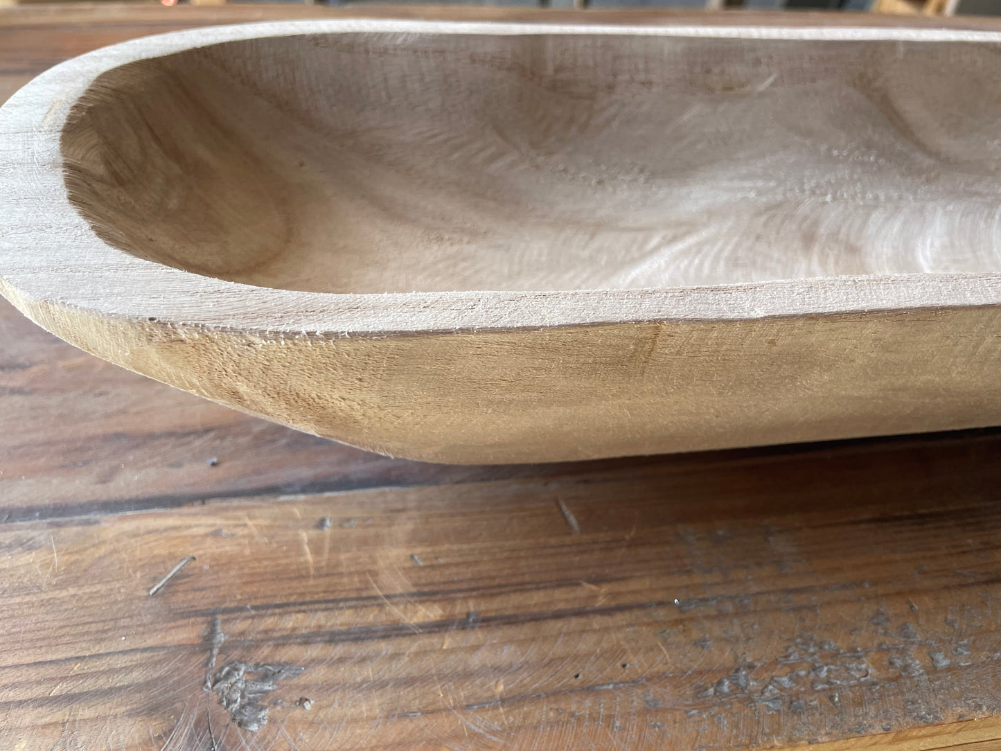 Rectangle Decorative Paulownia Wood Boat
