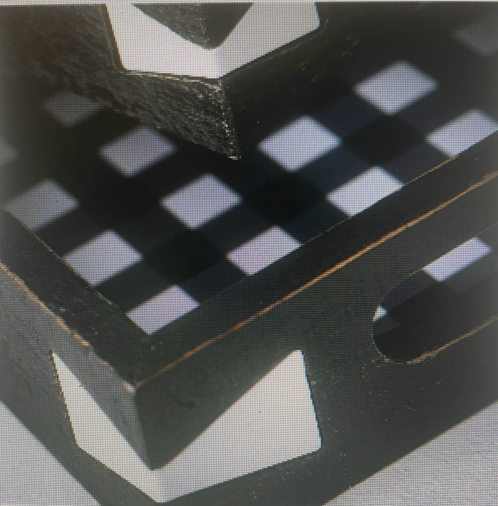 Black & White Checkered Tray- SM