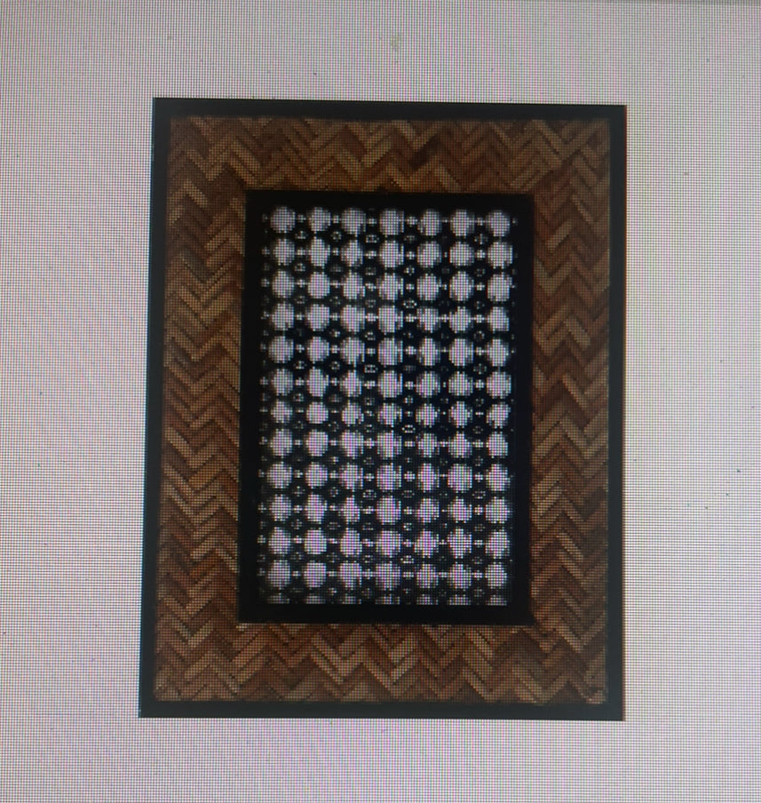 Bamboo Herringbone photo Frame