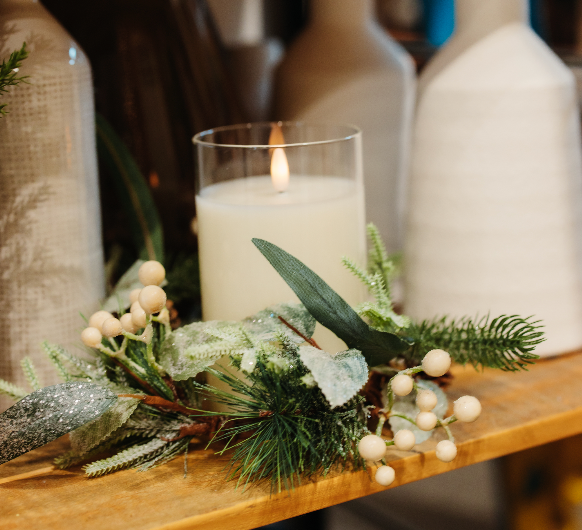 Battery Candles and Candle Holders