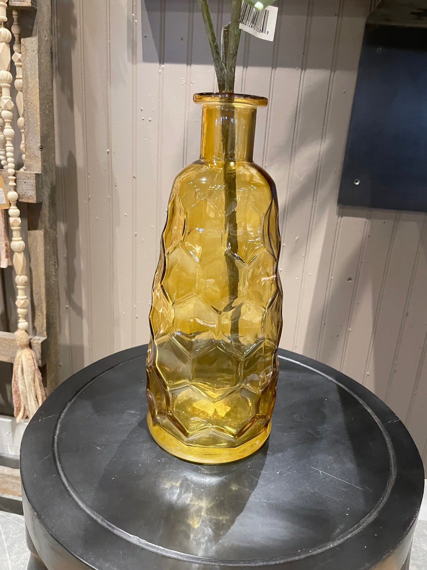 Amber Glass Vase