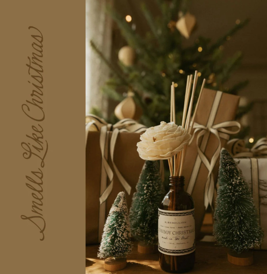 Cowboy Christmas Reed Diffuser