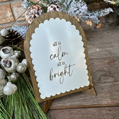 All Is Calm, All Is Bright | Companion Sign