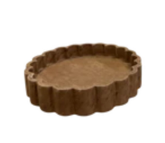 8” Wood Tray