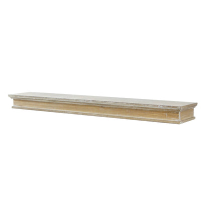 VIP Wood 32 in. Brown Wall Mounted Floating Shelf