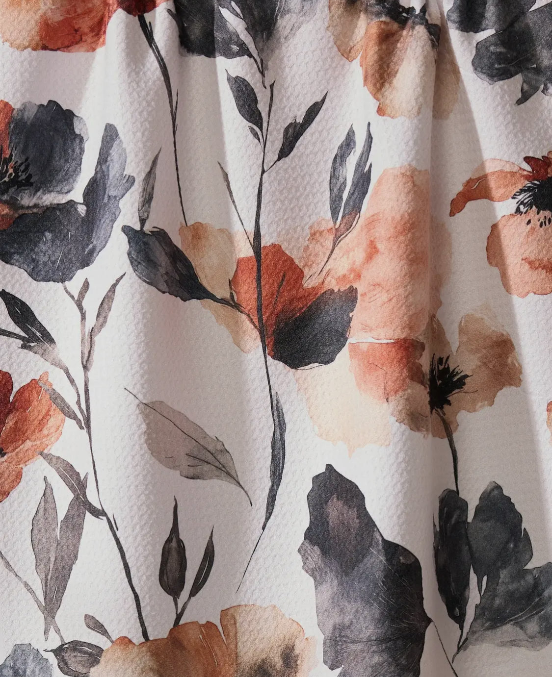Moody Poppy Tea Towel
