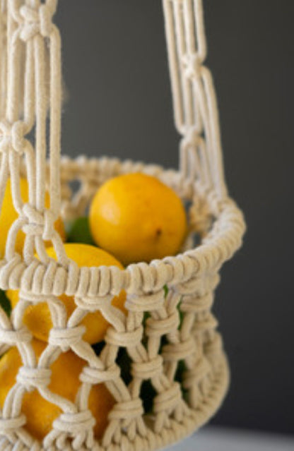 Macrame Baskets-2 Assorted