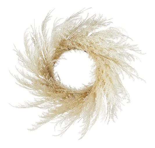 24”Pampas Grass Wreath