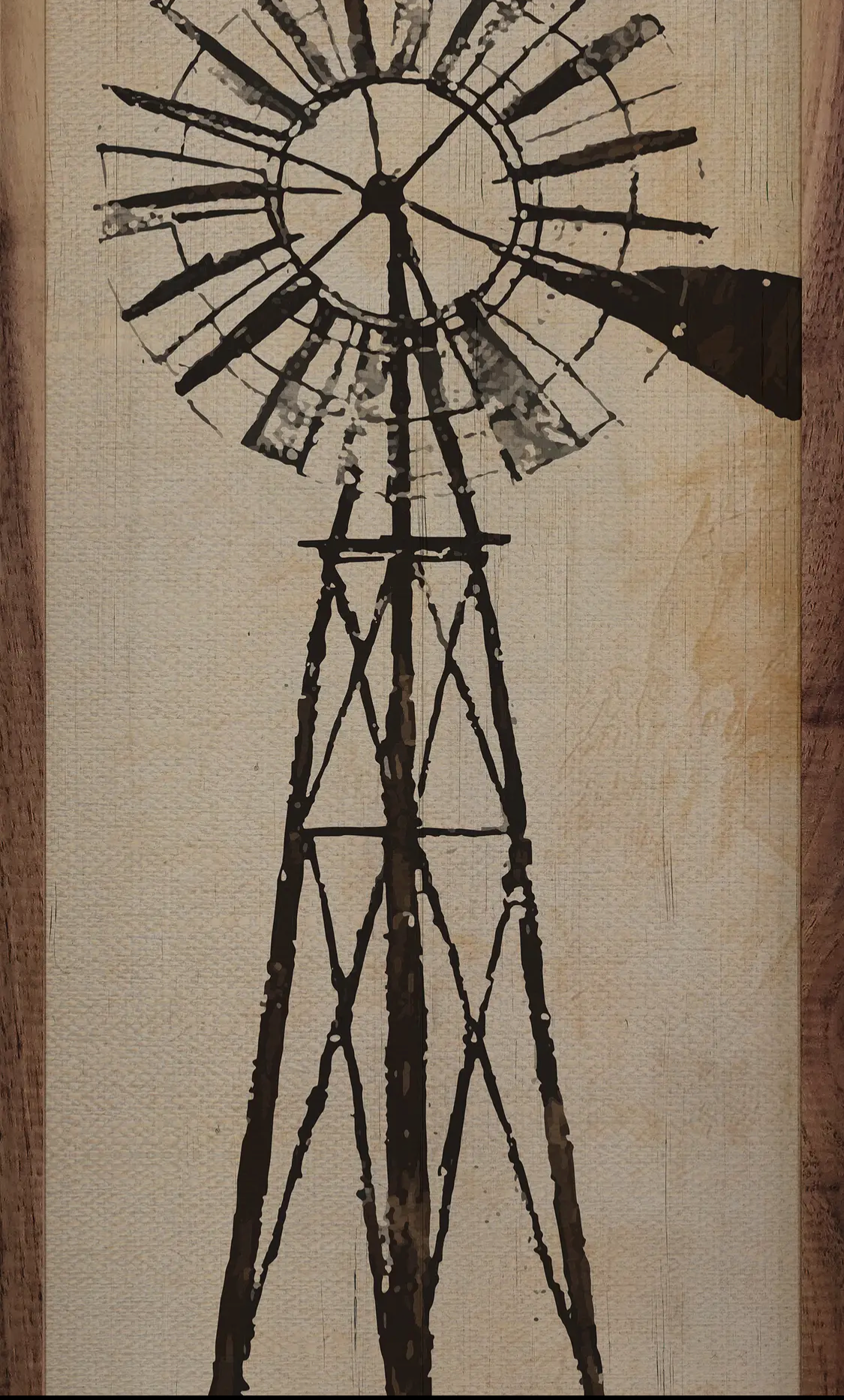 4” x 12” The Old Windmill