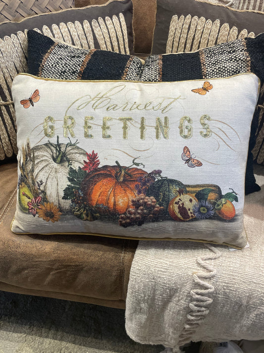 Harvest Greetings Pillow