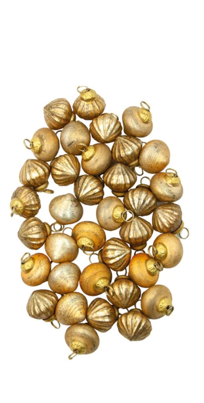 1” Mercury Glass Ornaments