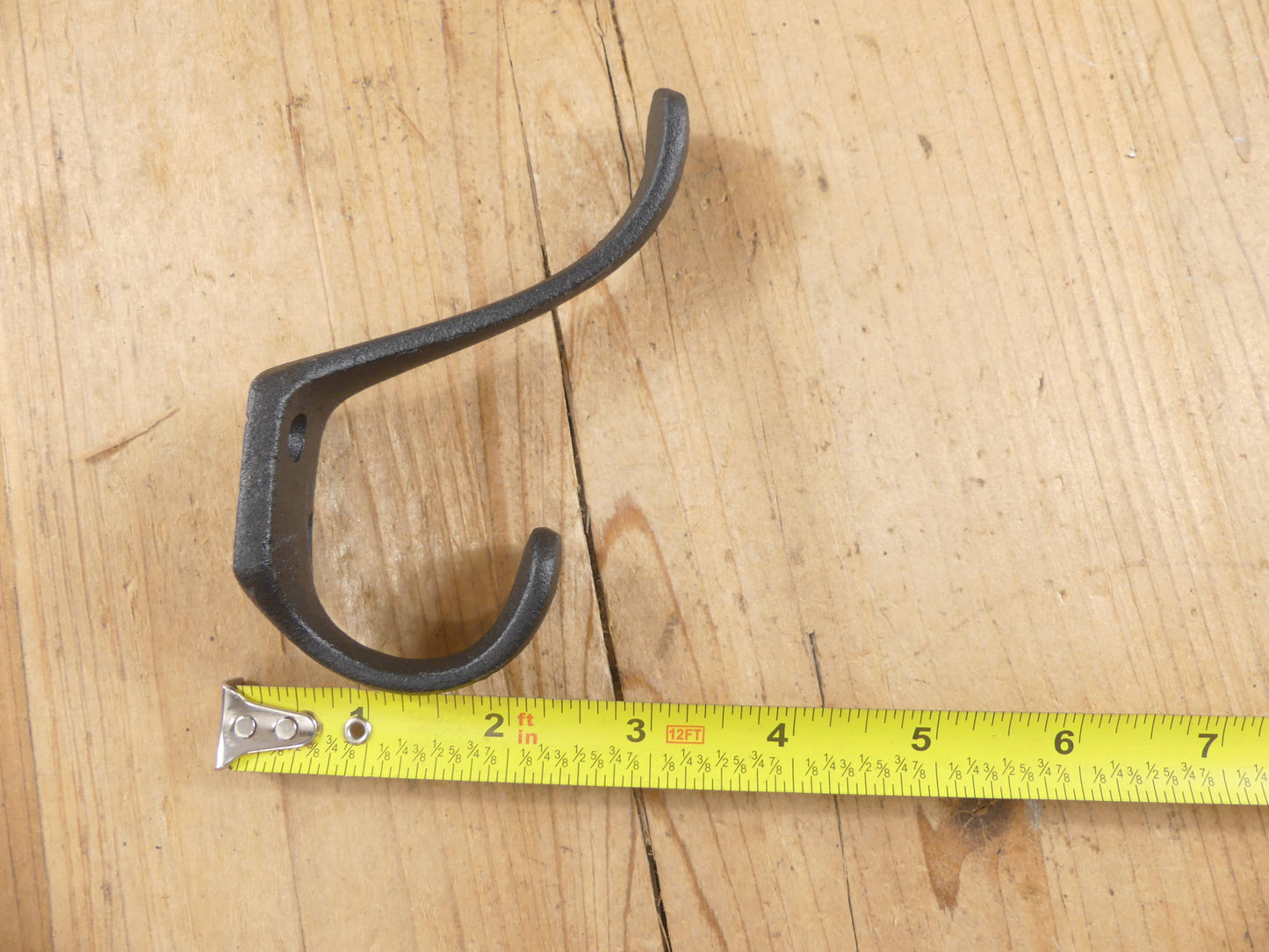 Cast Iron Black Primitive Hook