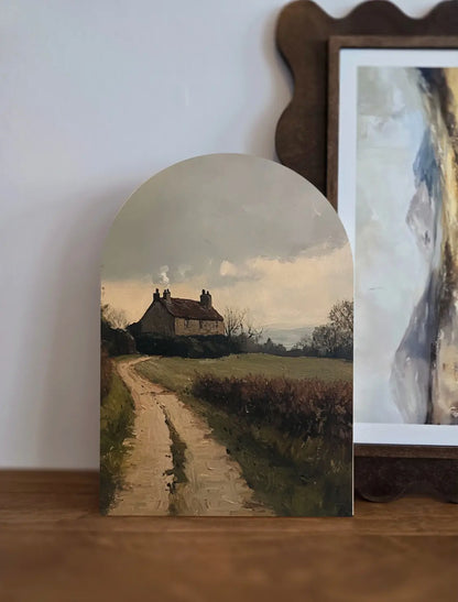 6”x4” Vintage Inspired Wood Arch Sign