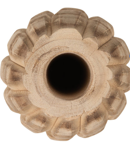Decorative Carved Paulownia Wood Vase