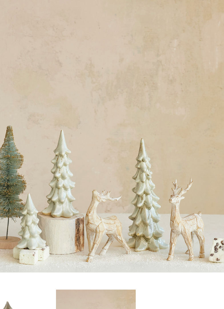 Light Green Stoneware Tree