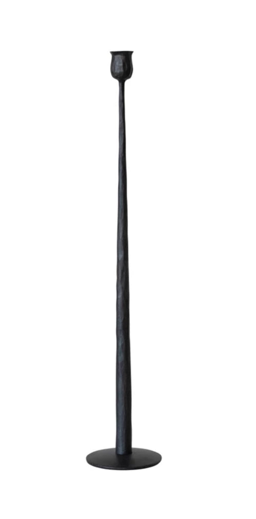 Hand-Forged Cast Iron Taper Holder