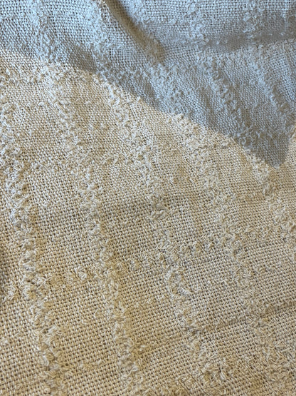 Textured Ivory Table Runner