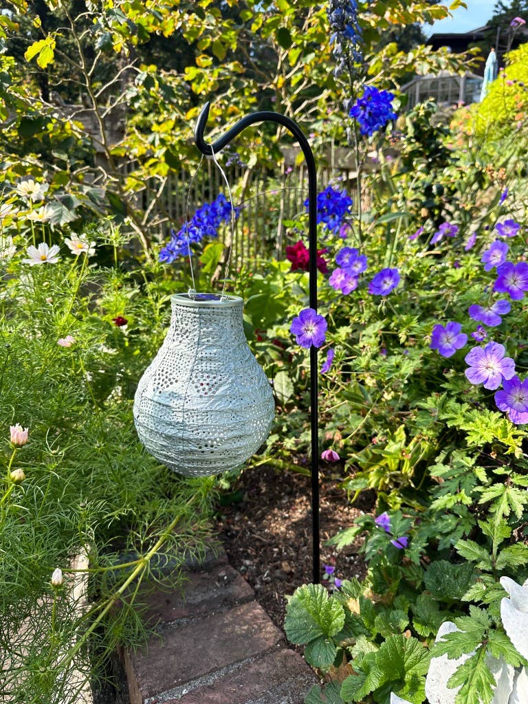 Stella Bulb 8" Solar Lantern - Sage