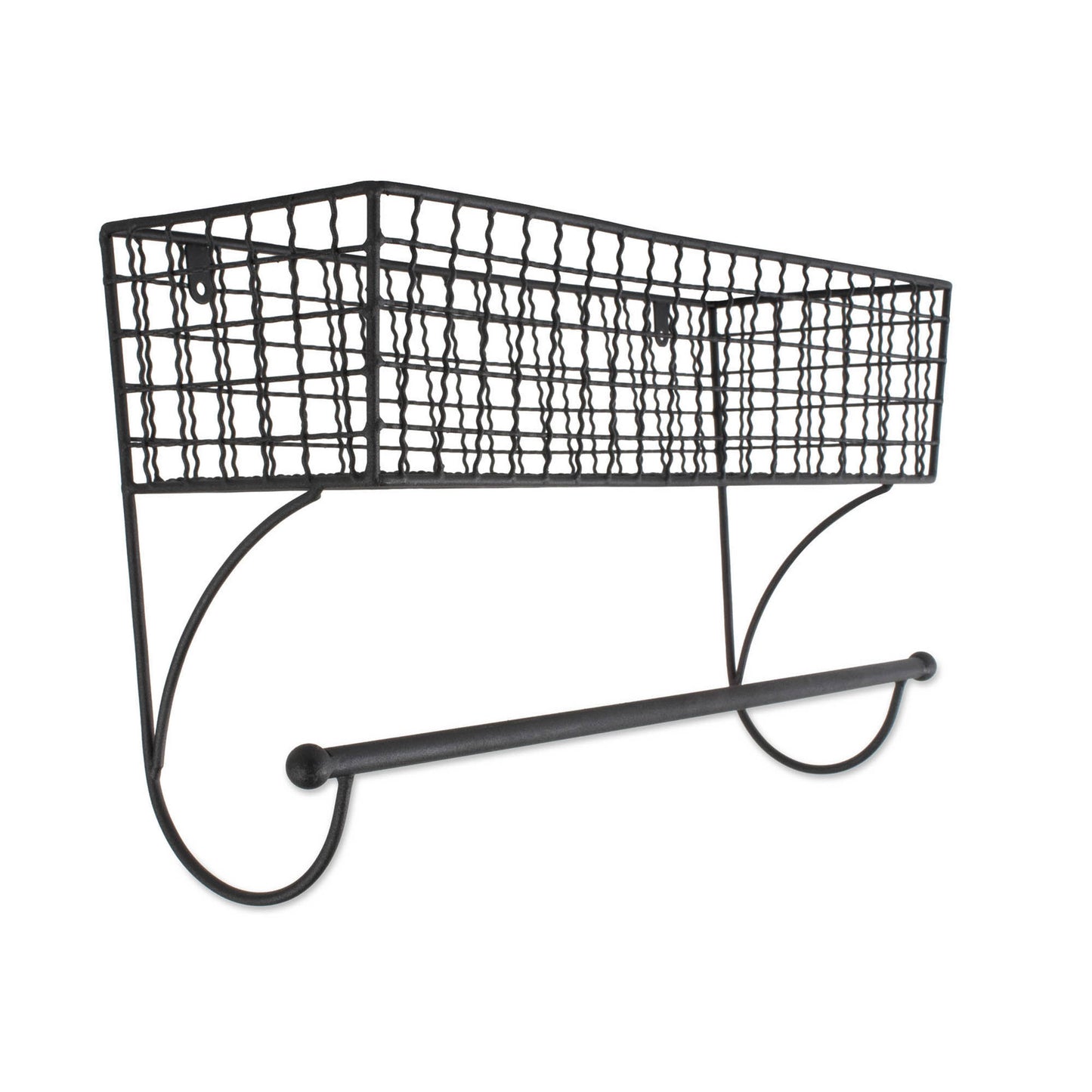 Large Black Farmhouse Towel Rack