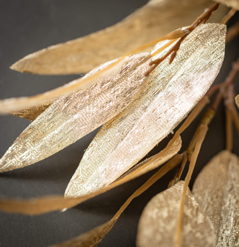 Gold Eucalyptus Spray