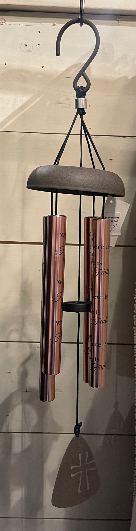 21” Rose Gold Sonnet Chime “Faith”