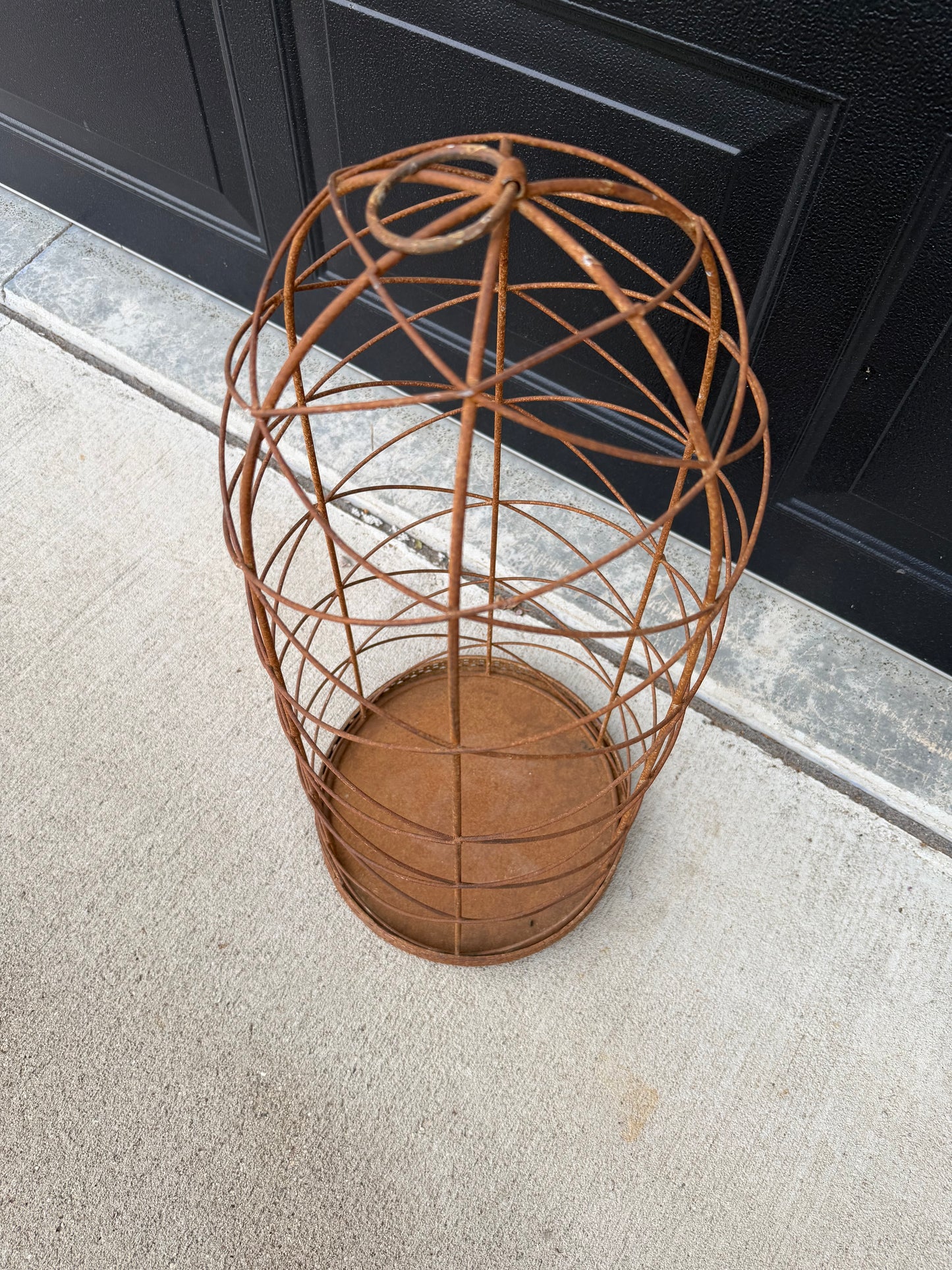 Rustic Metal Cage w/ Base
