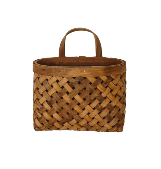 Natural Woven Wall Basket