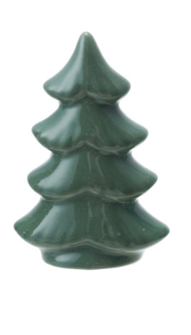 2-1/2”H Green Stoneware Tree