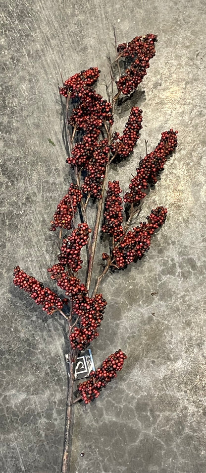 Burgundy Berry Stem