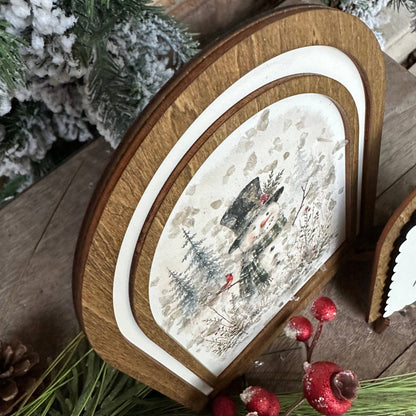 Winter Wonderland Snowman & Cardinal | Coordinating Set