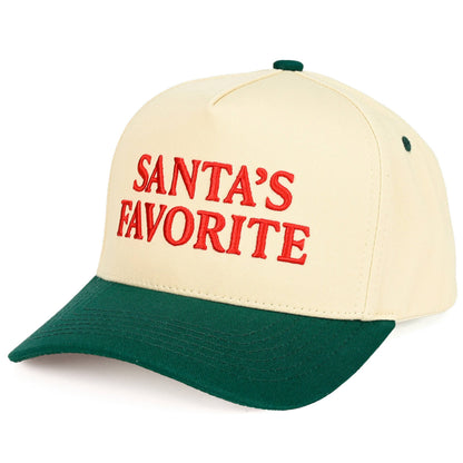 C.C SANTAS FAVORITE Letter Embroidered Trucker Cap