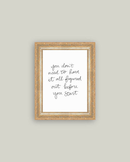 You Don't Need Framed Antique Art