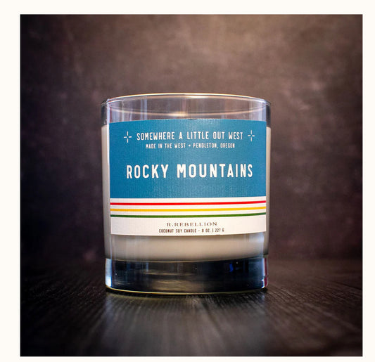 “Rocky Mountains”Candle