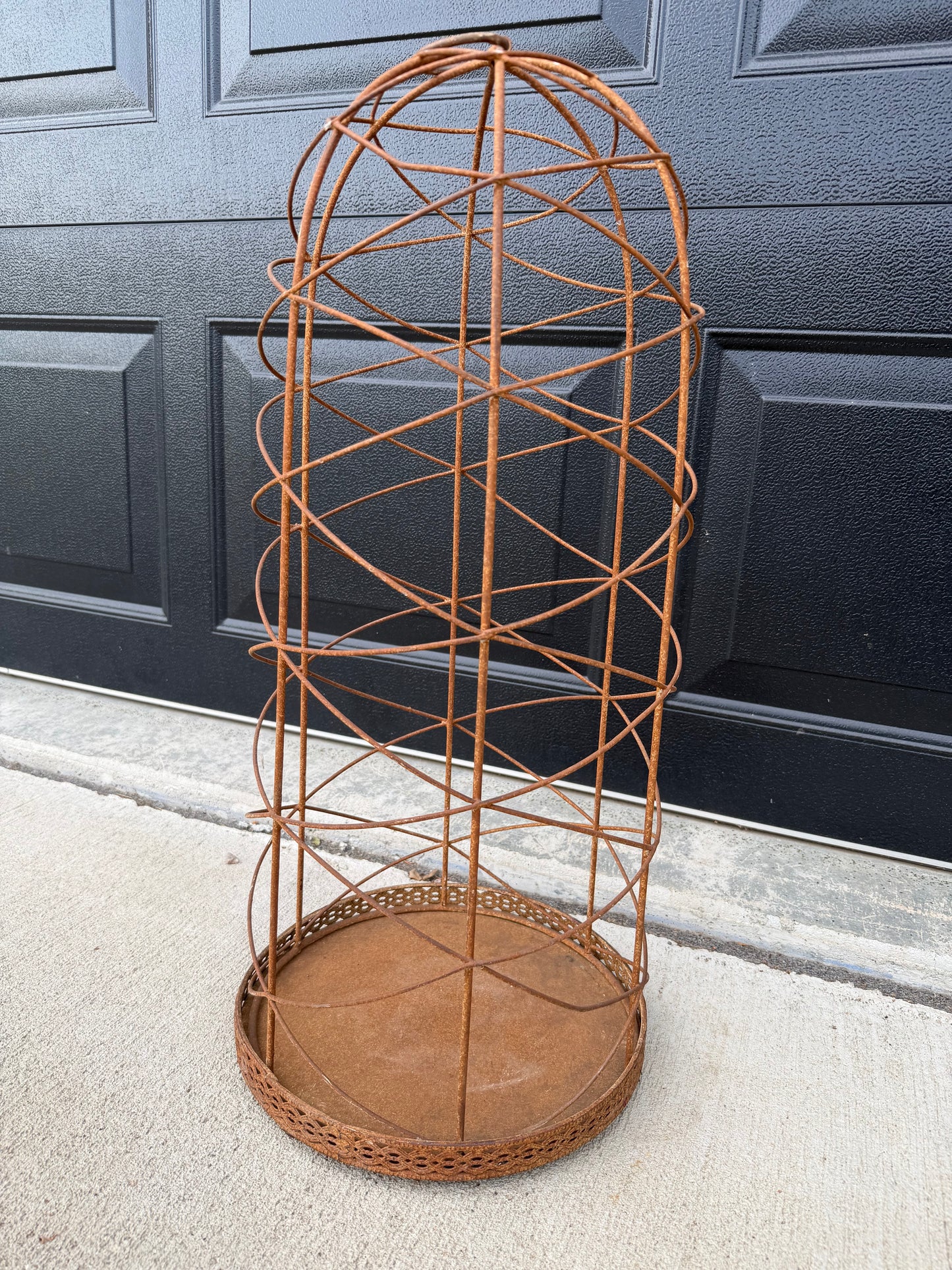 Rustic Metal Cage w/ Base