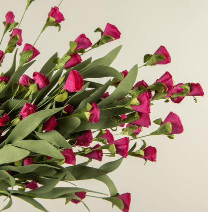 22.5” Dark Pink Paper Wildflower Bush