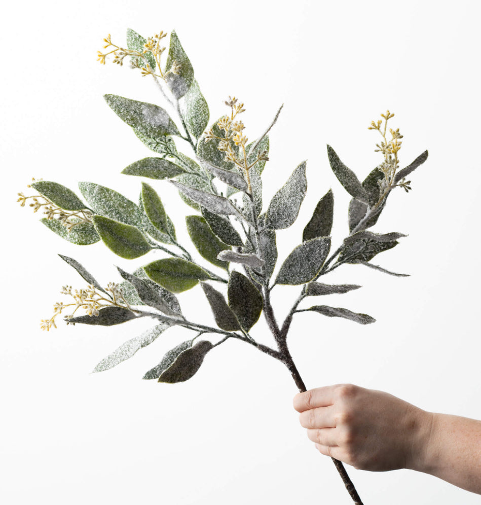 Frosted Eucalyptus Pick