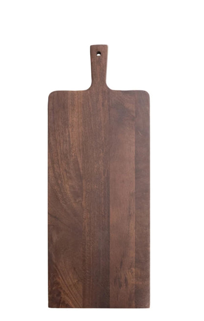 Mango Wood Cutting Board w/Handle