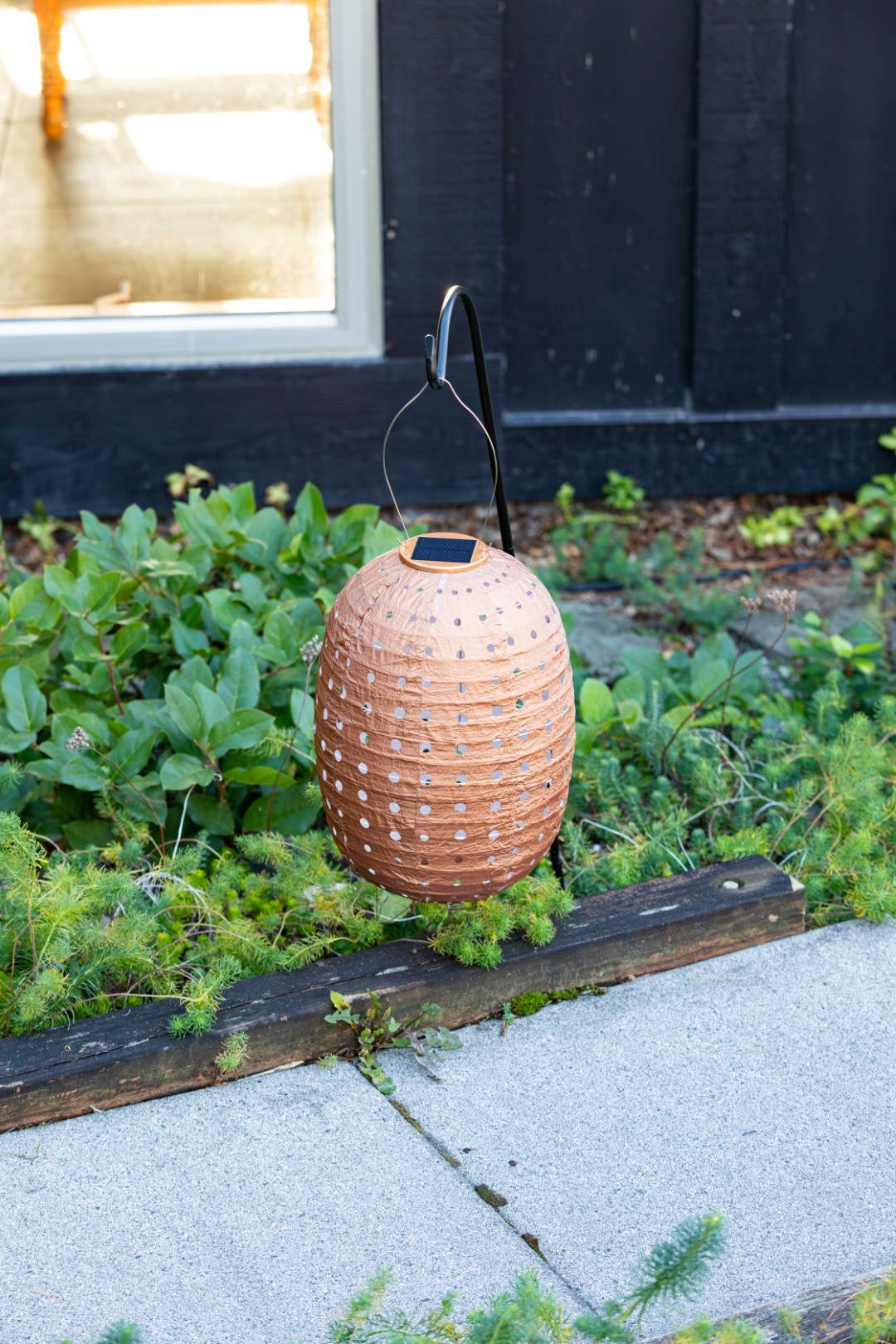 *NEW* Stella Swiss Dot 14" Barrel Solar Lantern -  Copper