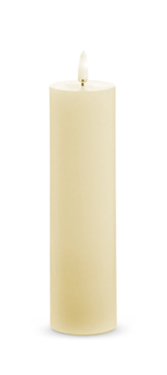 2”x7” Ivory Pillar Candle
