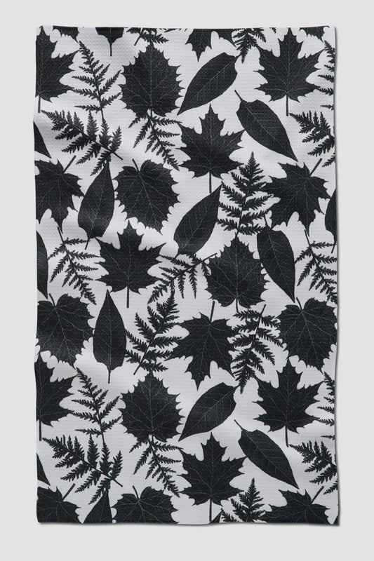 Spooky Leaves Tea Towel