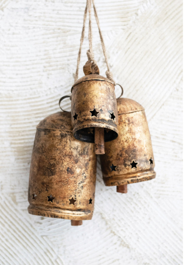 Metal Bell On Jute Rope