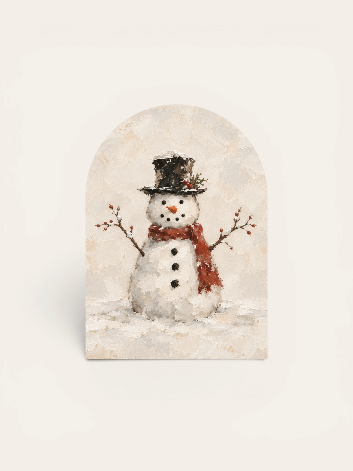 Rustic Snowman, Arch