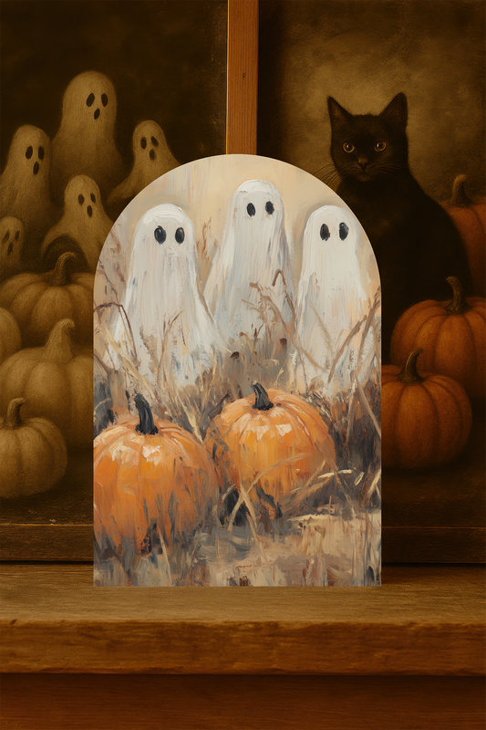 Pumpkin Patch Ghosts Arch Sign