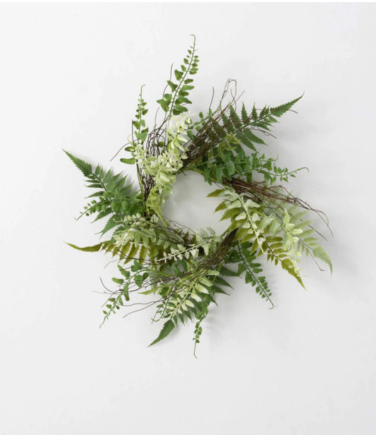 4.5” Fern Twig Accent Wreath