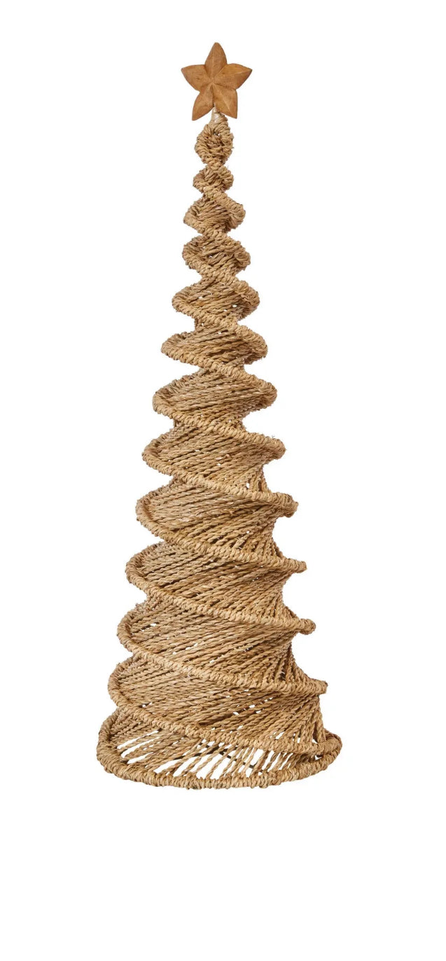 Hand-Woven Bankuan Spiral Cone Tree