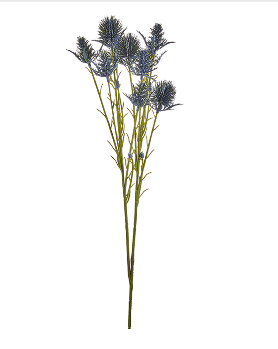 28” Blue Thistle Stem