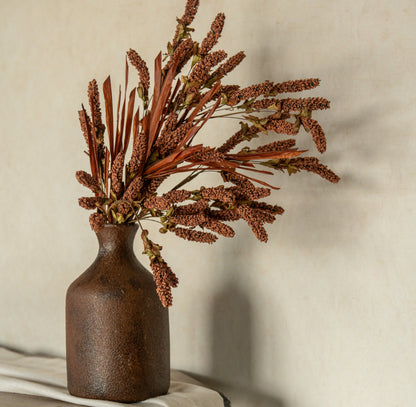 32” Rust Heather & Dried Grass Spray